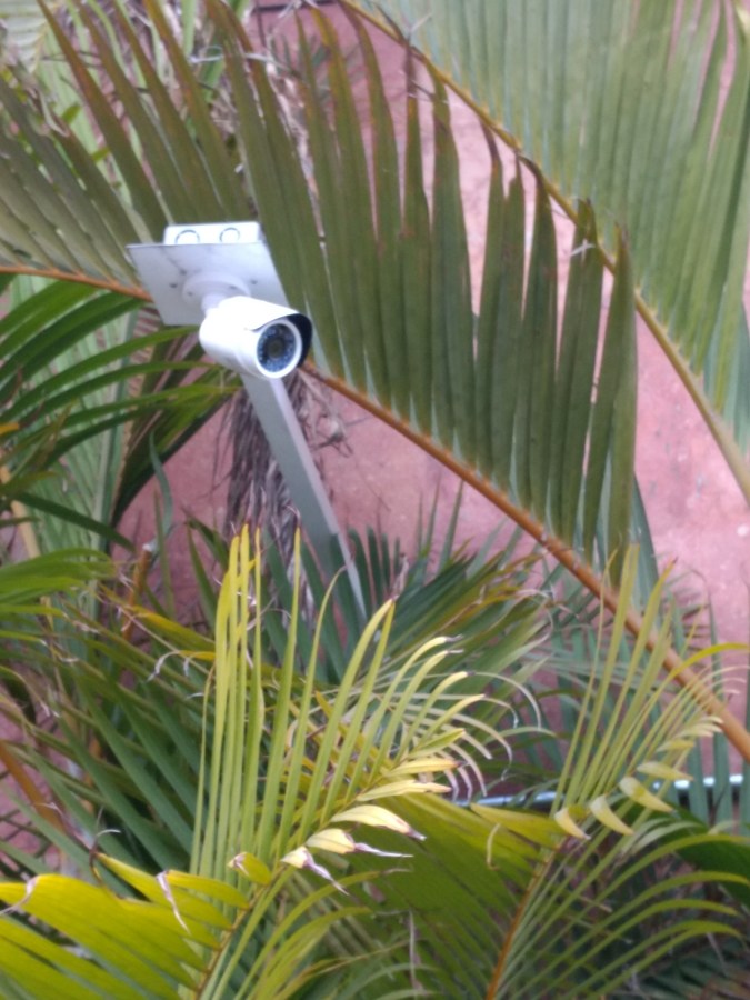 Cámara estacionamiento visitas