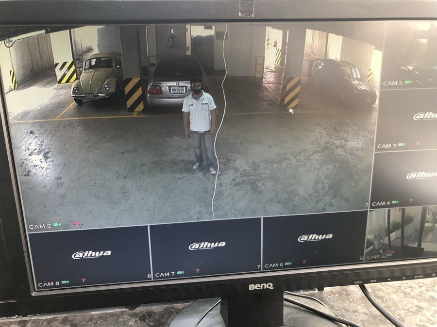 Cámaras en estacionamiento