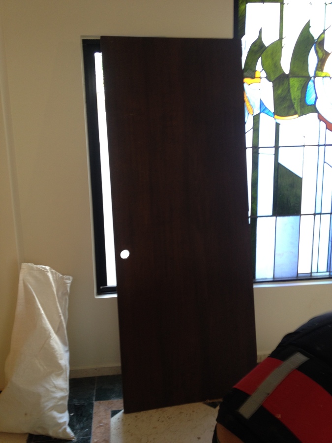 Cambio de acabado en puertas