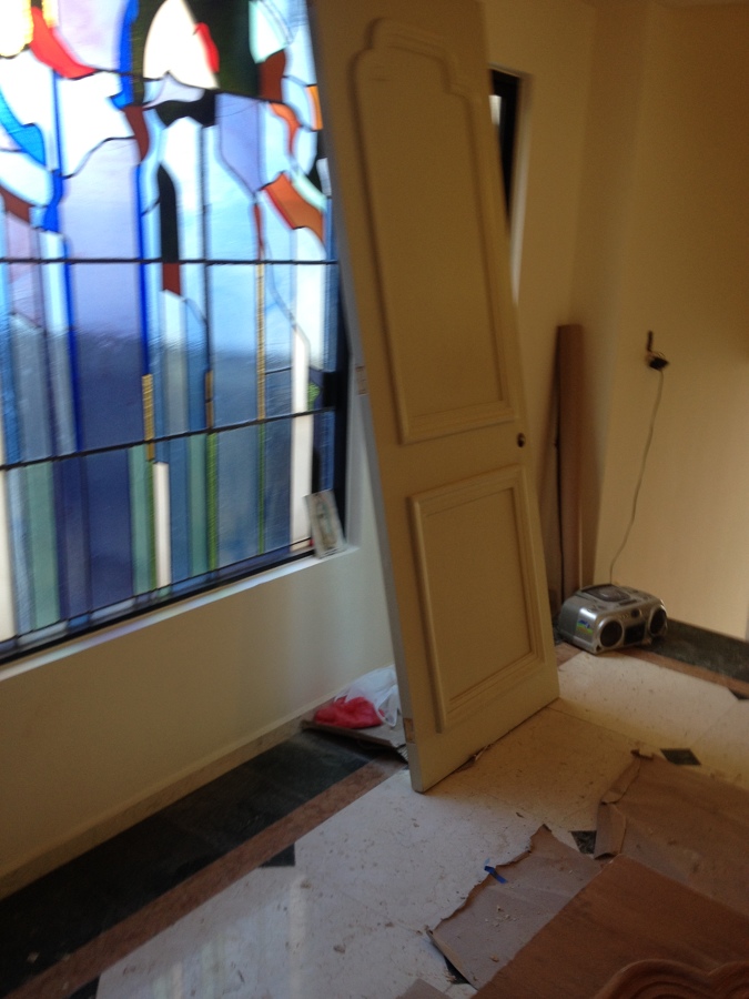 Cambio de acabado en puertas