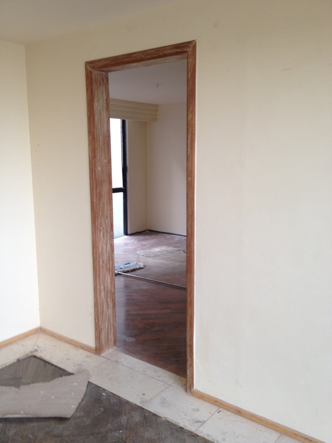 Cambio de acabado en puertas