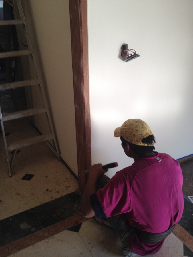 Cambio de acabado en puertas