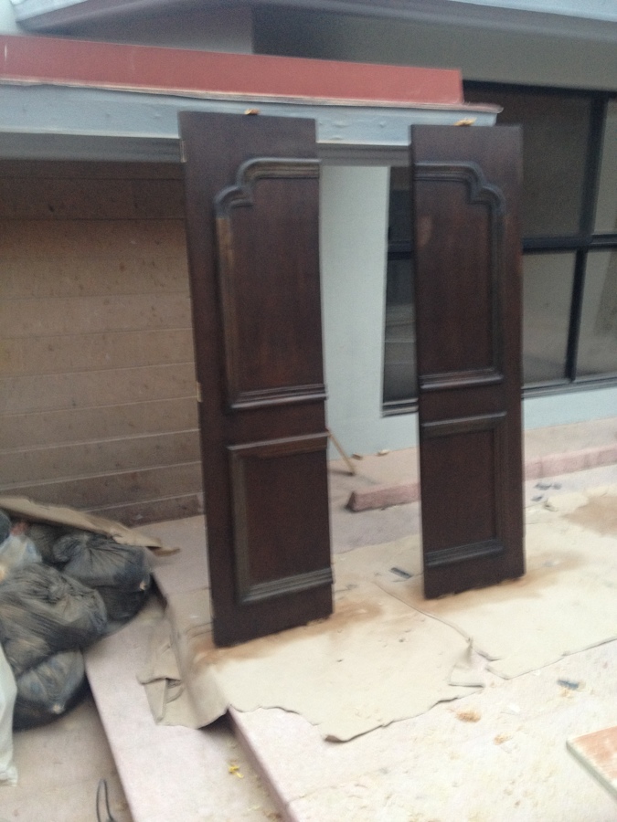 Cambio de acabado en puertas