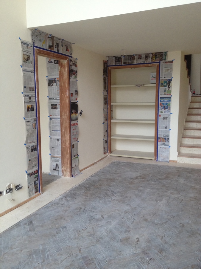 cambio de acabado en puertas de madera