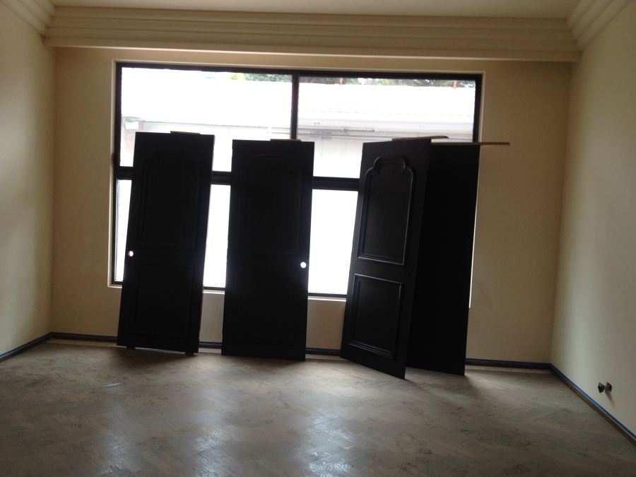 cambio de acabado en puertas de madera