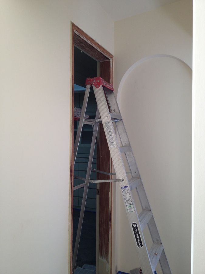 cambio de acabado en puertas de madera