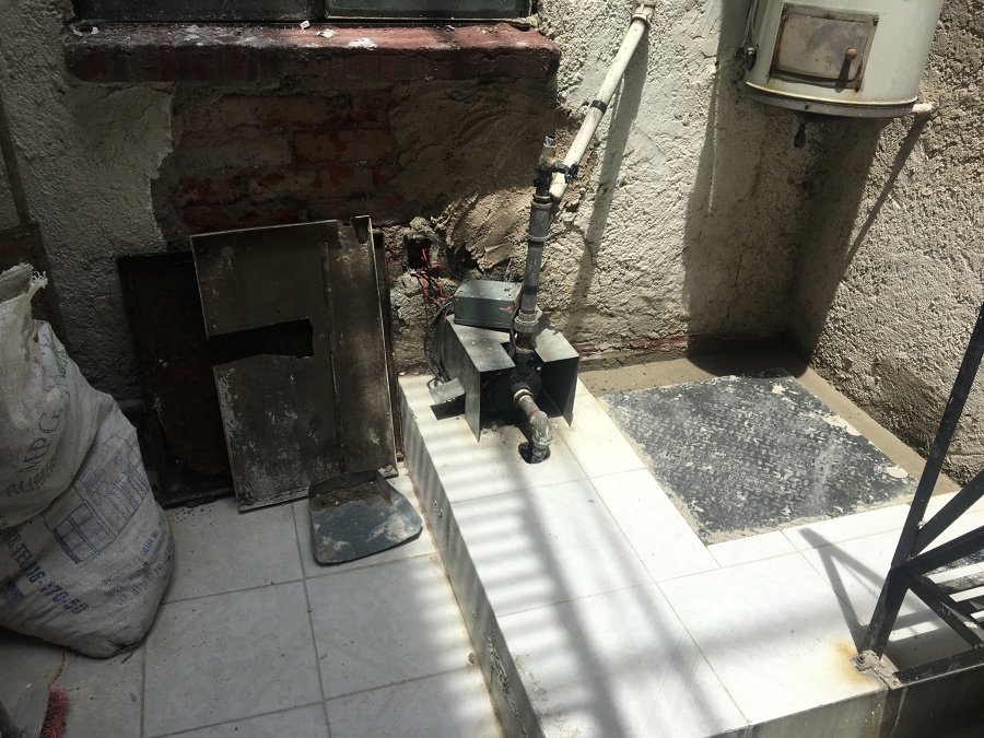 cambio de tapa de herrería en cisterna