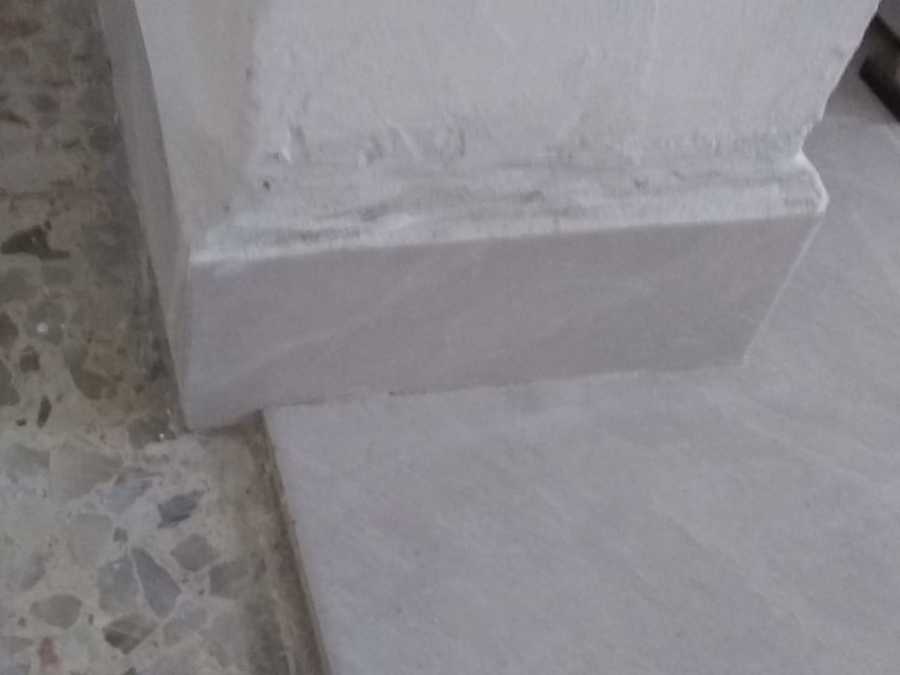 cambio de zoclo en columnas