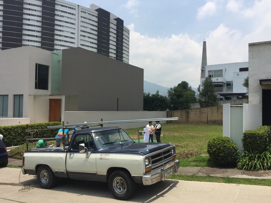 Casa Ailes terreno en su inicio