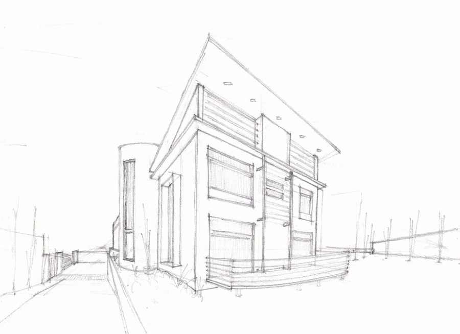 Casa Lic. Marlene Aldeco, Apunte de Terrazas