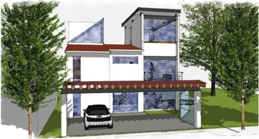 Casa vista frontal