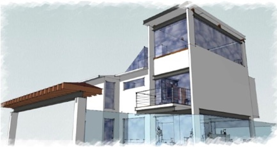 Casa vista isometrica