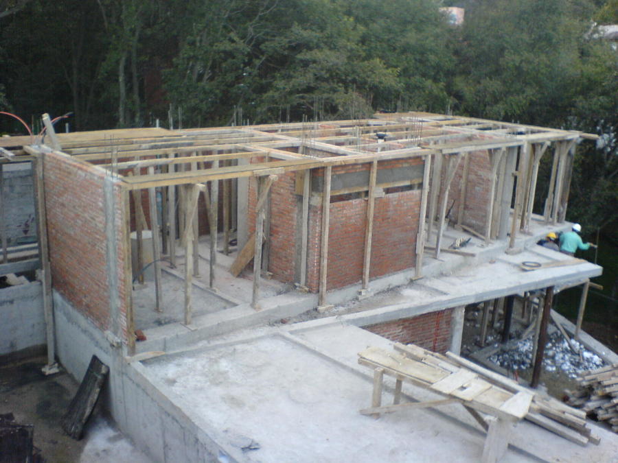 Colocación de cimbra
