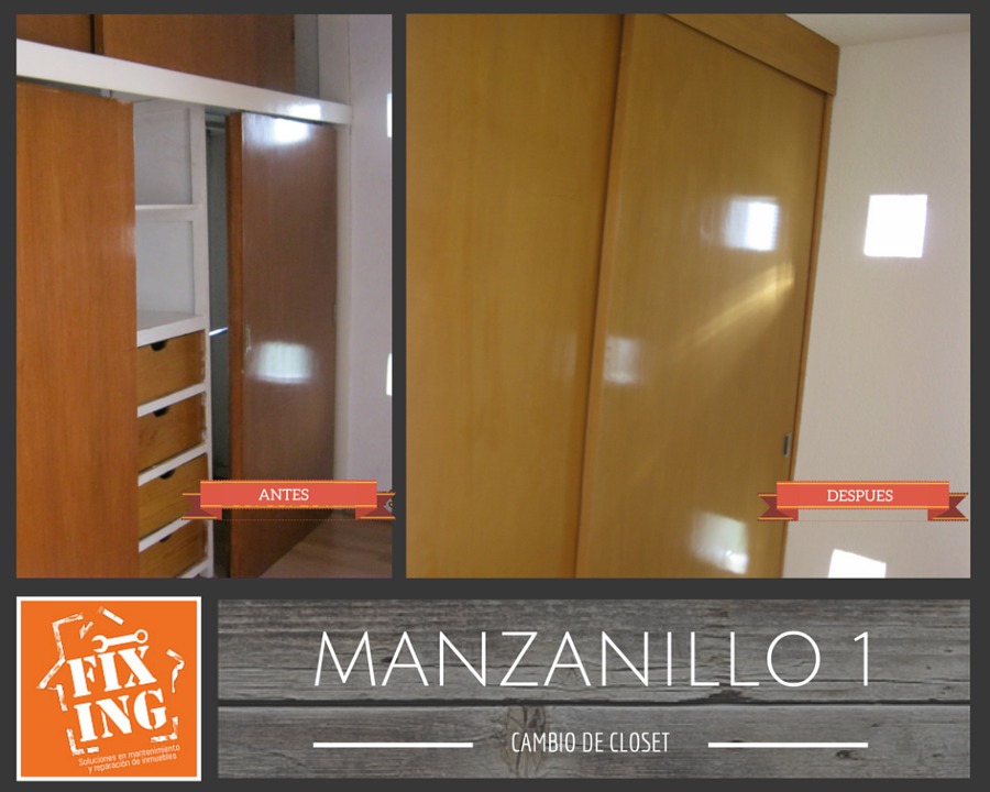 Fabricación e instalación de closet