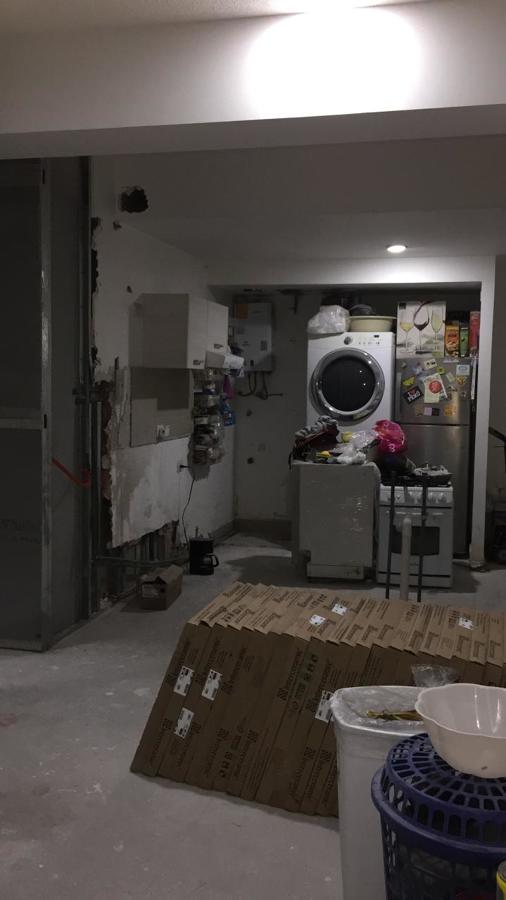 Cocina + centro de lavado / antes