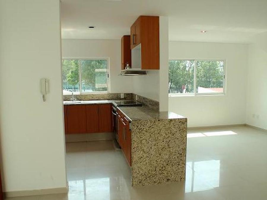 Cocina en proyecto de edificio edificado