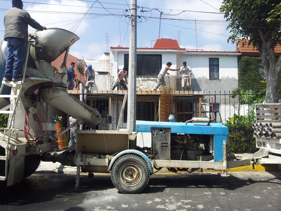 Colado de losa para ampliación de casa habitación