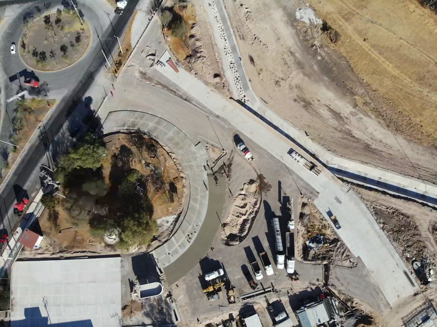 Colado de piso texturizado