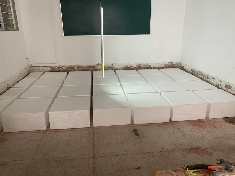 colocación de casetón