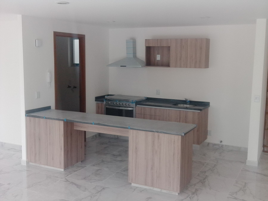 Colocacion de cubiertas de marmol.