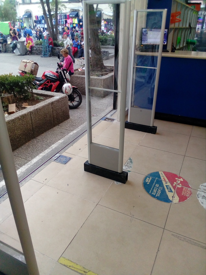 Colocación de equipos detectores