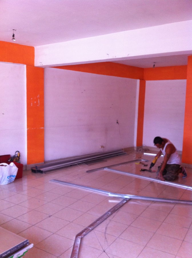 Colocación de los perfiles