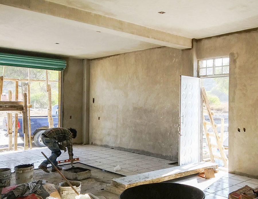 Colocación de loseta