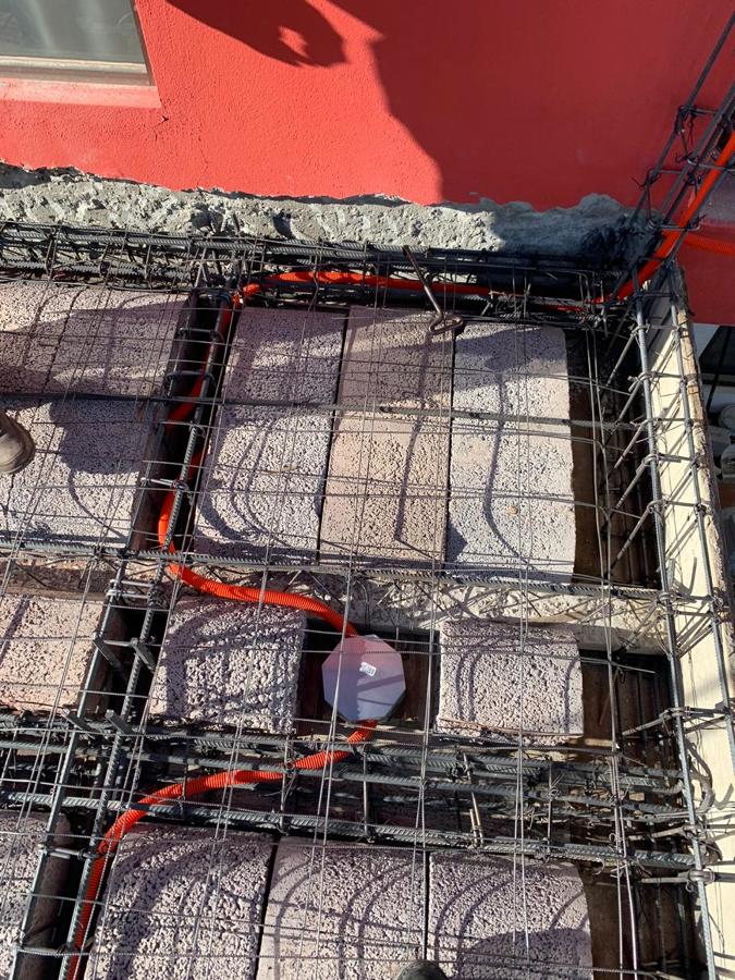 Colocación de manguera poliflex