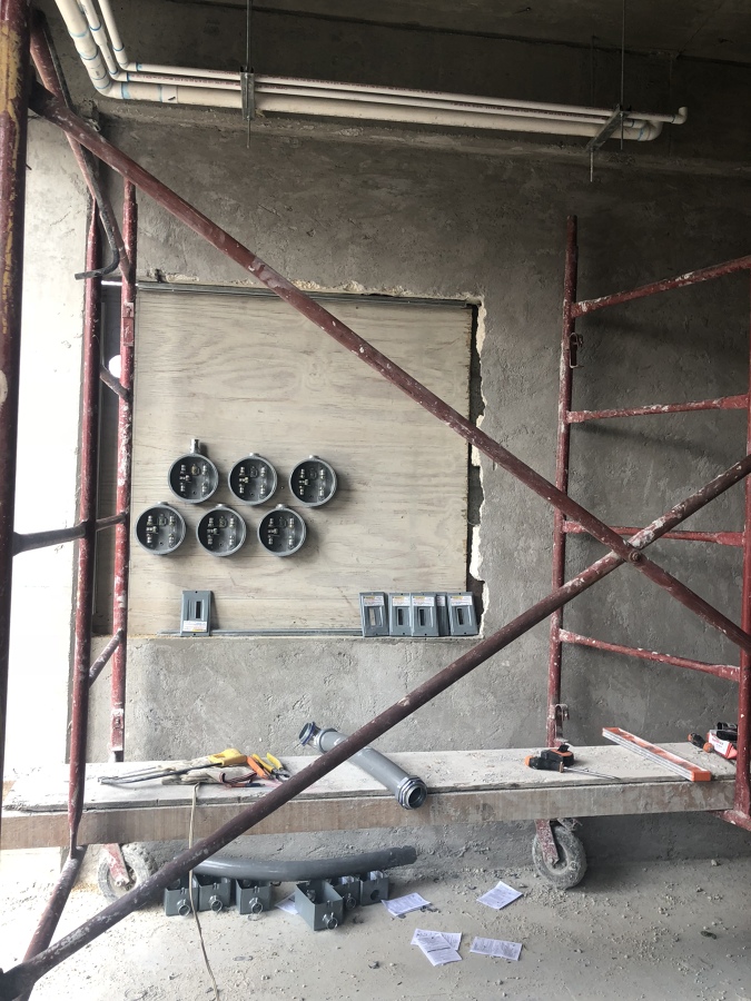 Colocación eléctrica