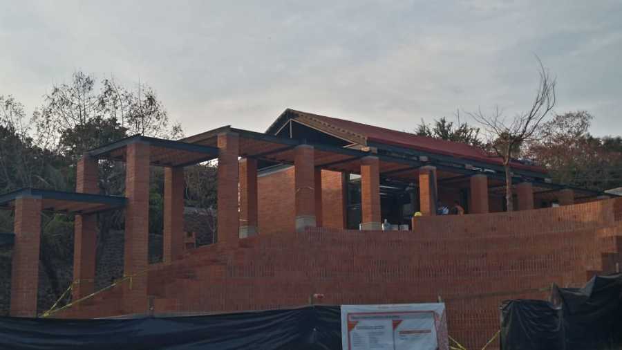 COLUMNAS A BASE DE TABICON ROJO
