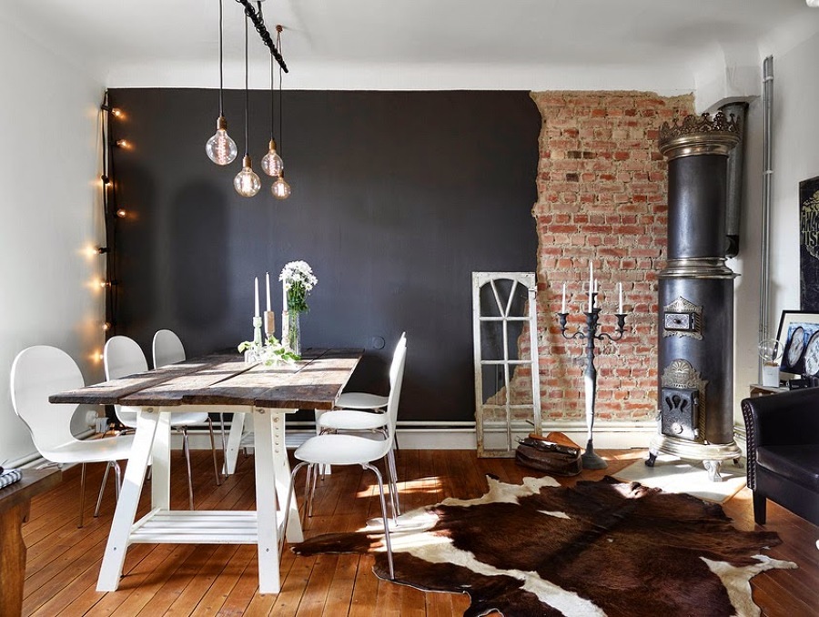 Foto: comedor rustico en negro #136175 habitissimo Imagenes de living comedor rusticos