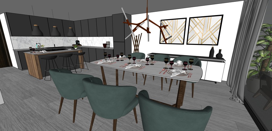 COMEDOR Y COCINA