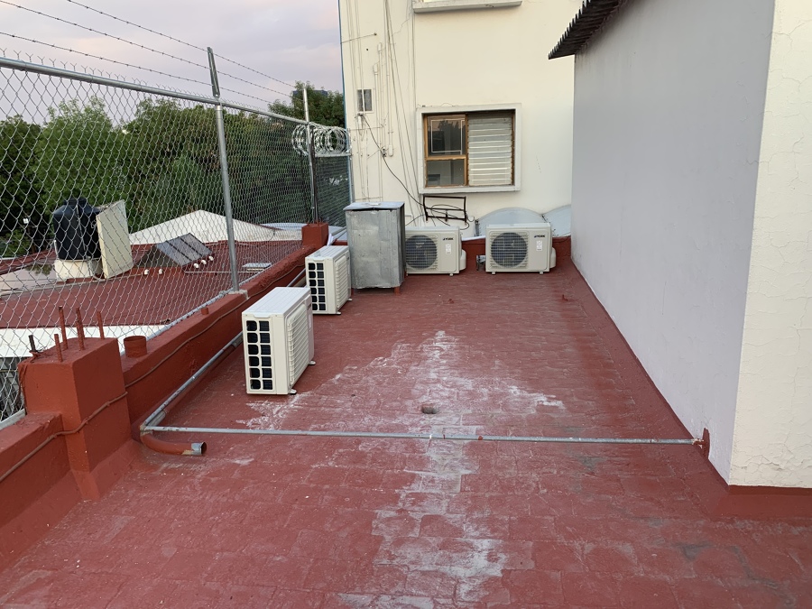 Condensadoras en Azotea Listas para arrancar.