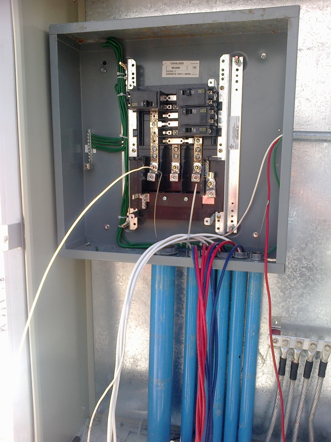 conección de tablero y cableado