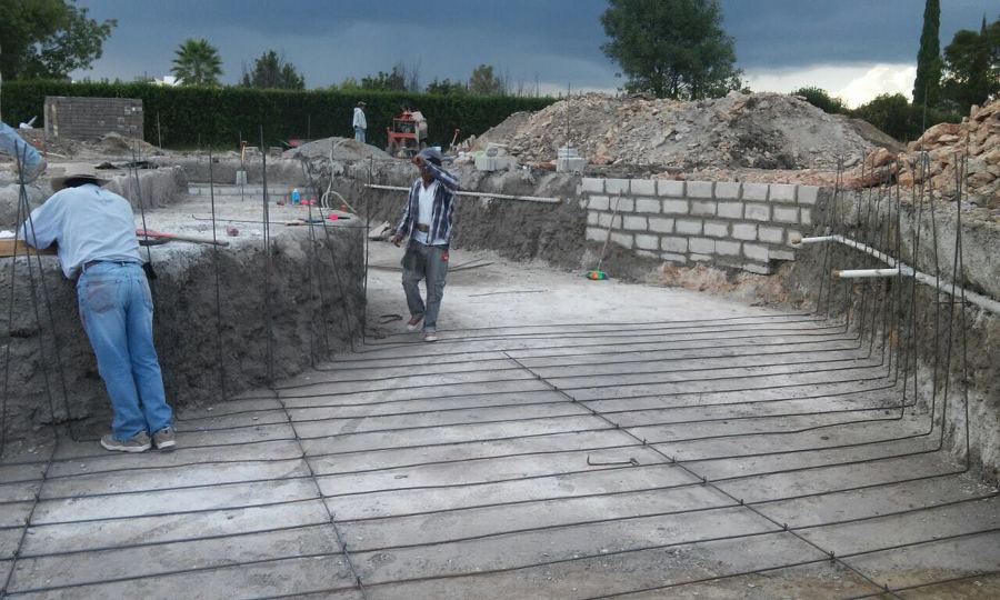Construcción Alberca en Tequisquiapan