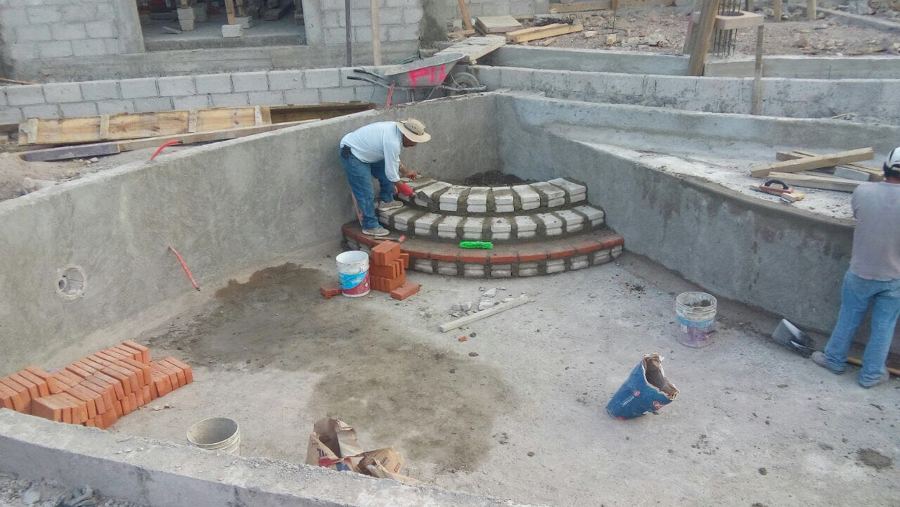 Construcción Alberca en Tequisquiapan