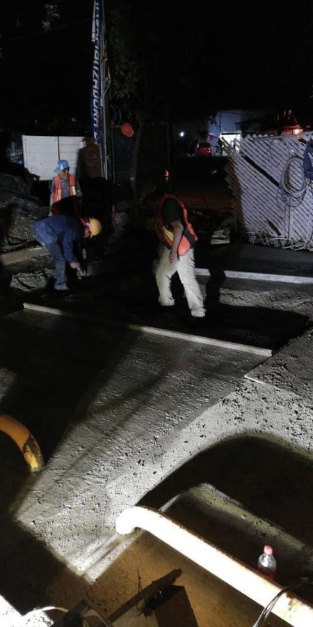 Construcción cajones de estacionamiento