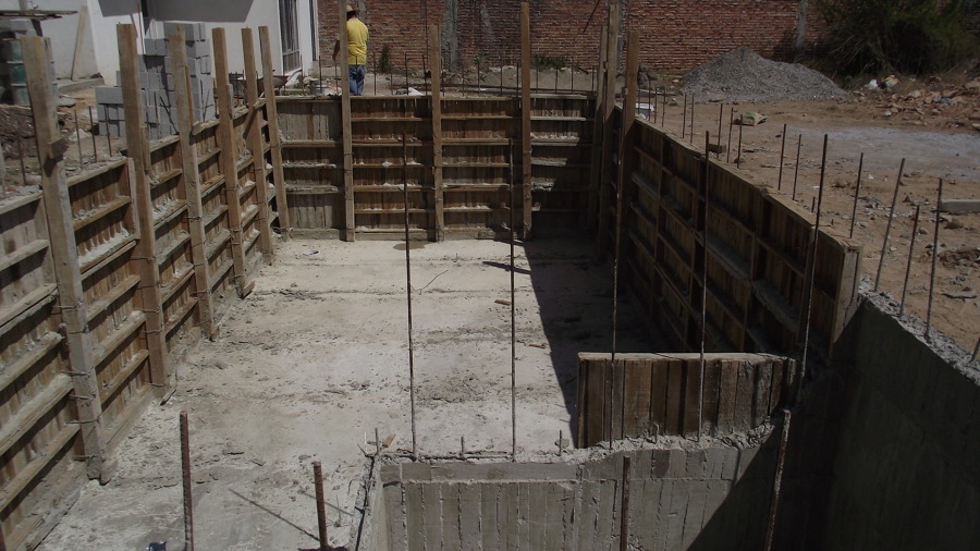 Construcción de alberca