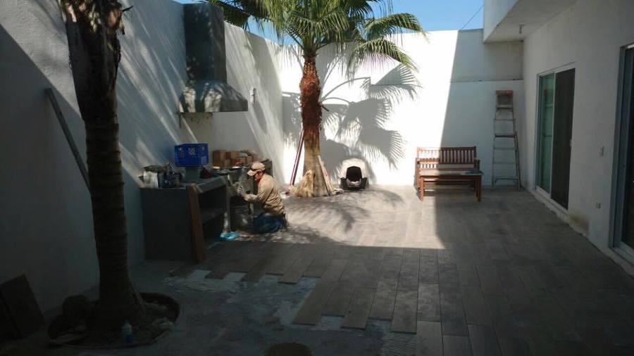 Construccion de area bbq