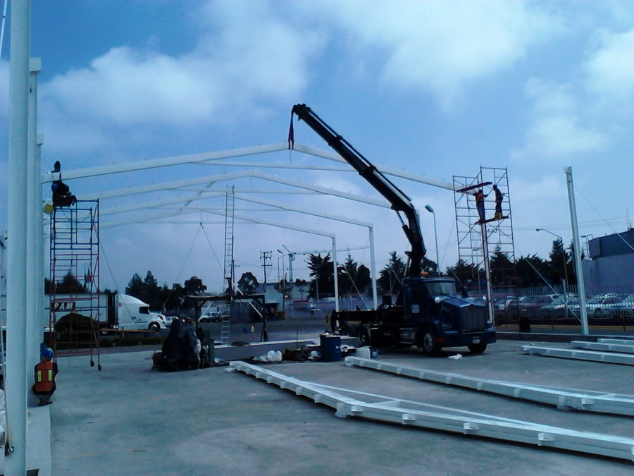 construccion de nave en planta