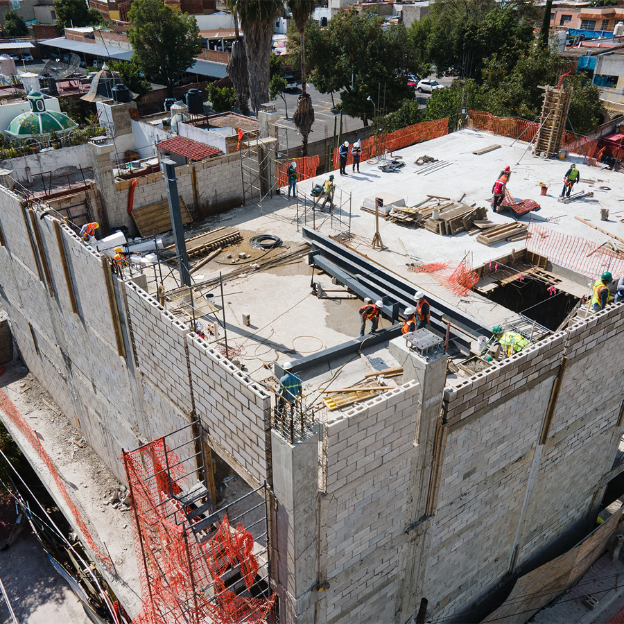 Construcción de tienda en Zapotlanejo, Jalisco.