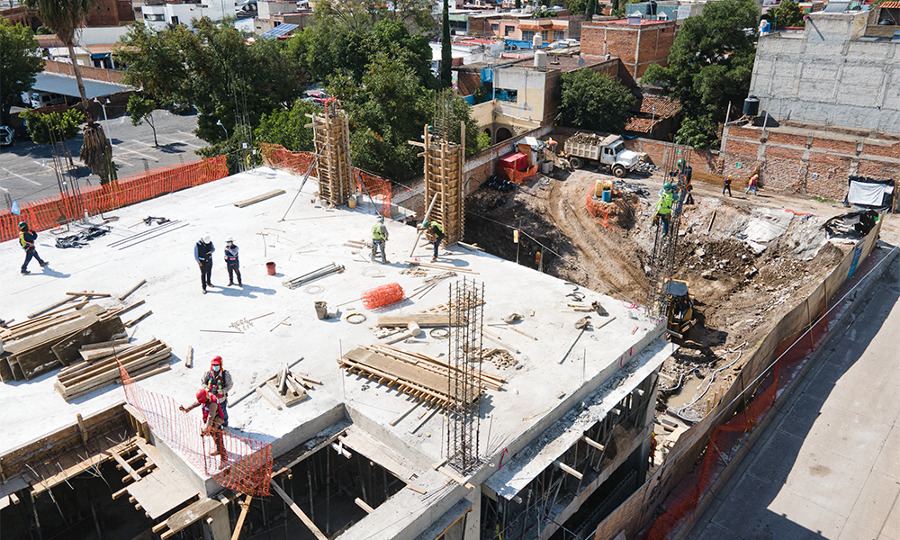 Construcción de tienda en Zapotlanejo, Jalisco.