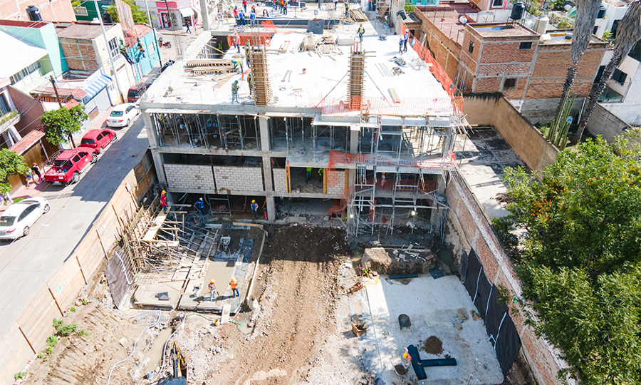 Construcción de tienda en Zapotlanejo, Jalisco.