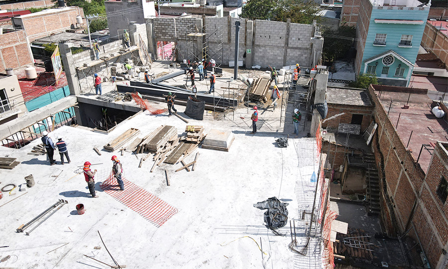 Construcción de tienda en Zapotlanejo, Jalisco.