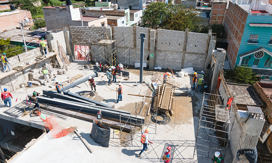 Construcción de tienda en Zapotlanejo, Jalisco.