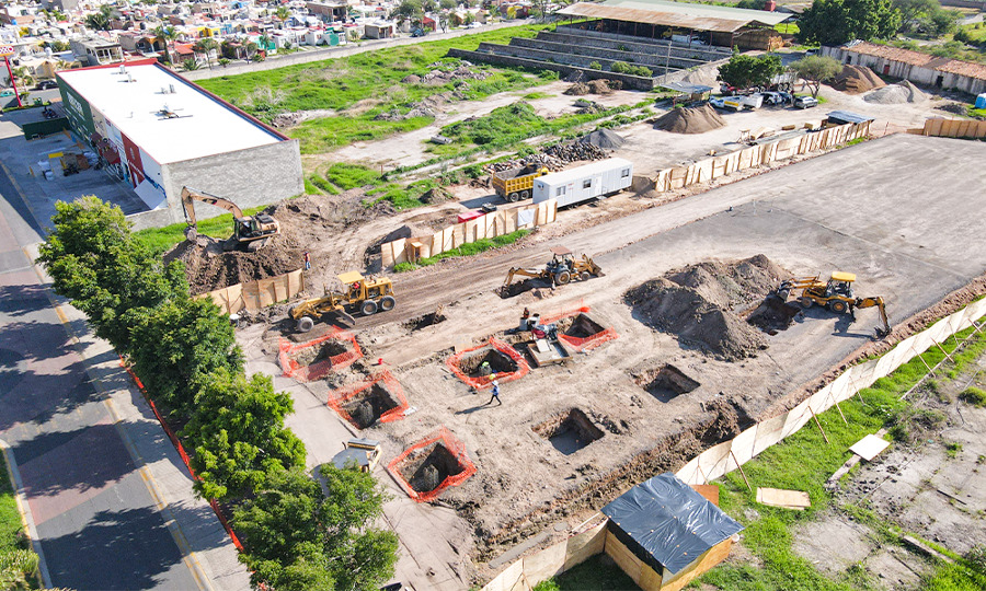 Construcción de tienda nueva en Juanacatlán, Jalisco.
