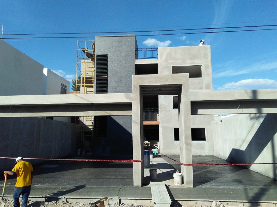 Construcción edificio de departamentos