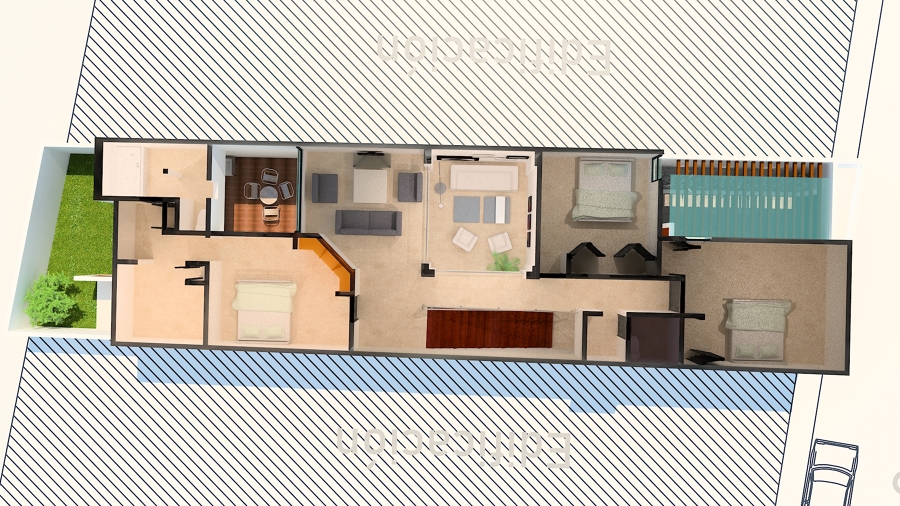 Corte de Planta Alta