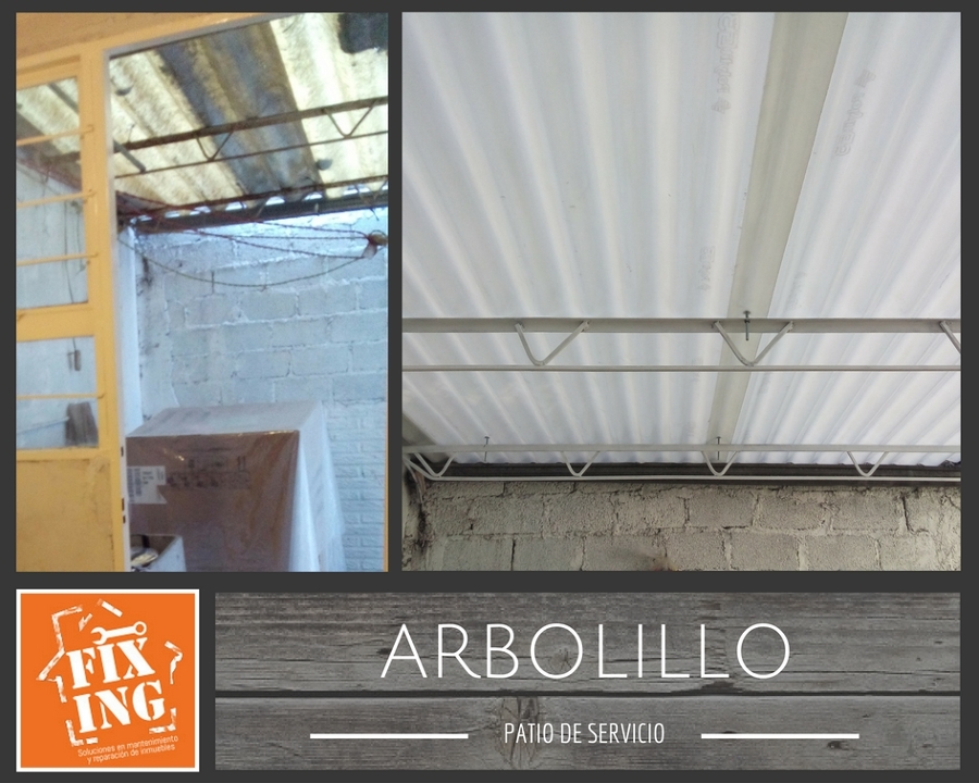 Cubierta de patio trasero