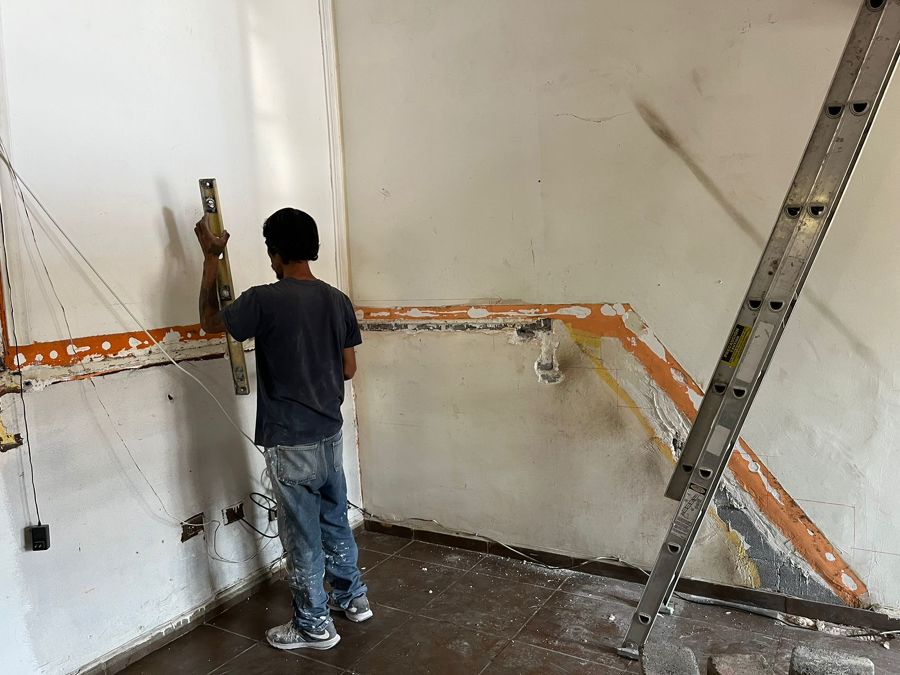 Demolición de escalera